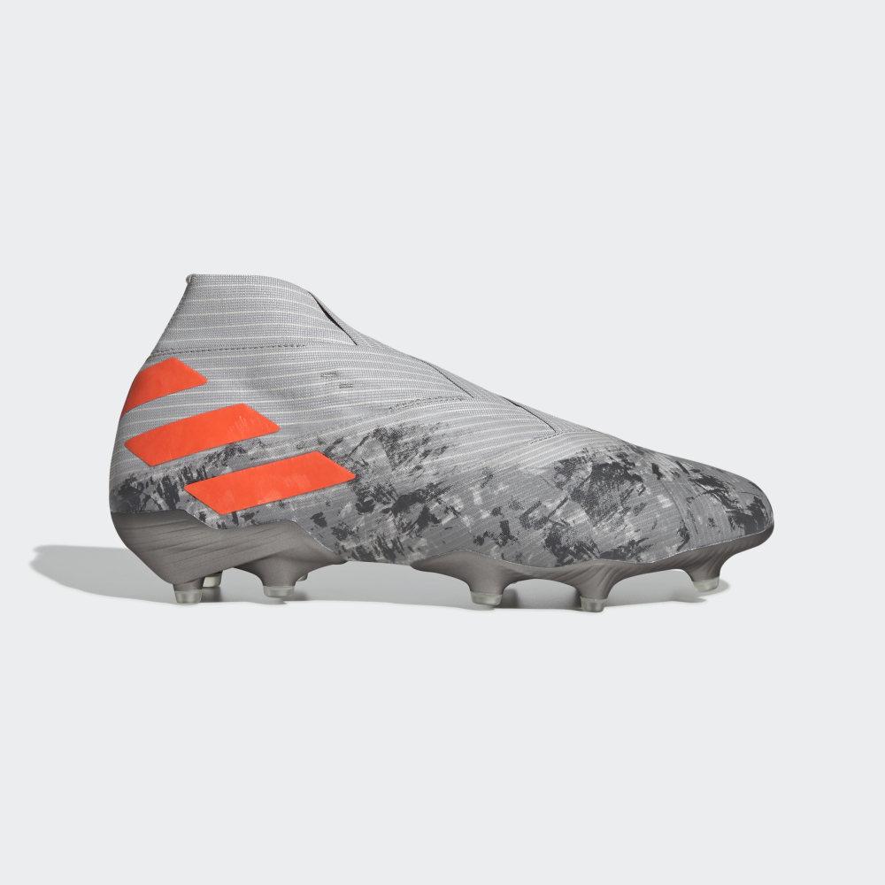 Adidas Women's Nemeziz 19+ Firm Ground Football Boots Grey/Orange/White Ireland EF8280